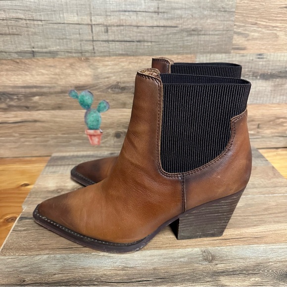 Vintage Havana women’s Patron leather ankle boots pointy toe size 8.5 - Picture 4 of 10